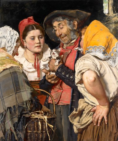 Il tesoro del vecchio (Das Kätzchen) da Karl Gussow